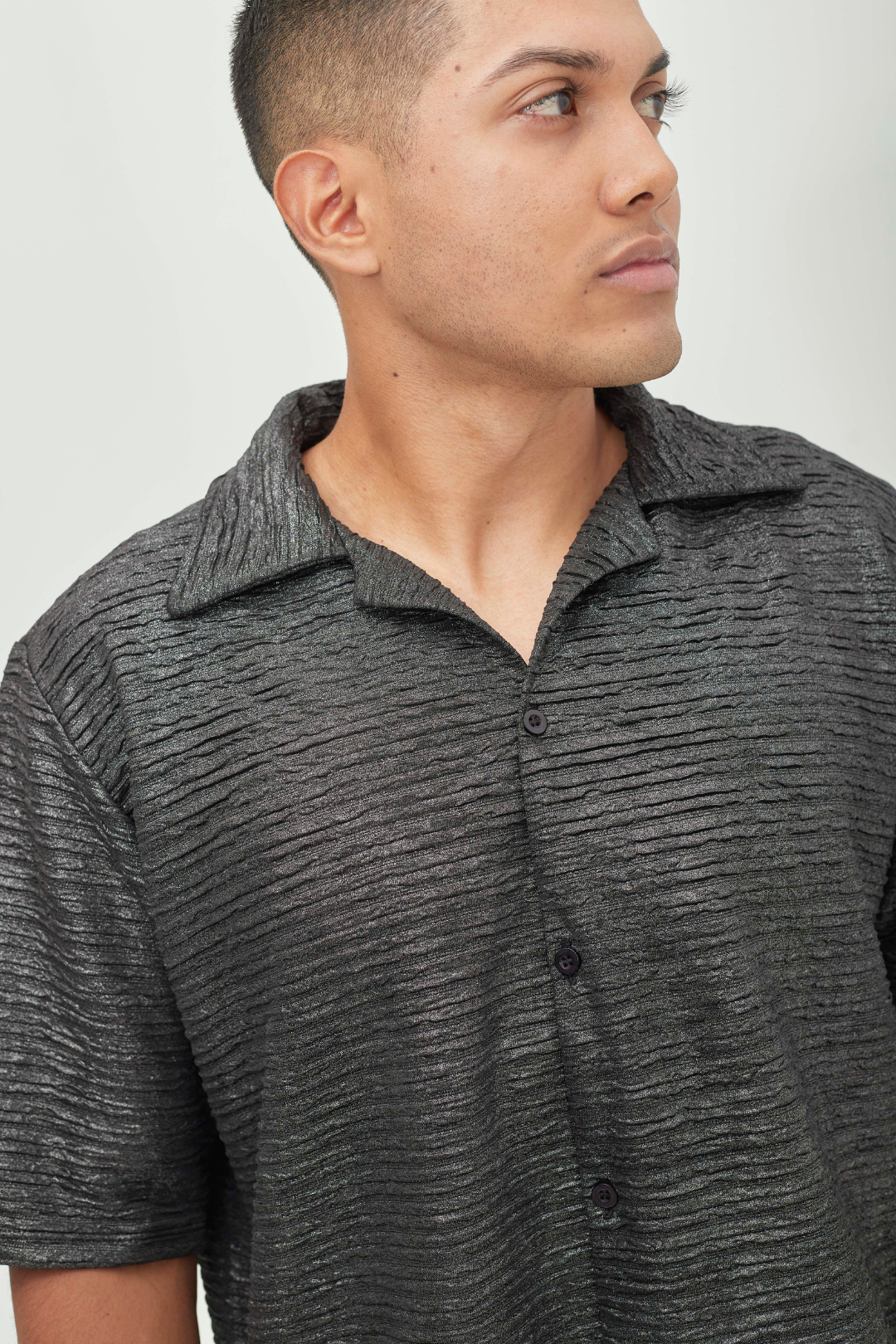 CAMISA LUXURY PLATA