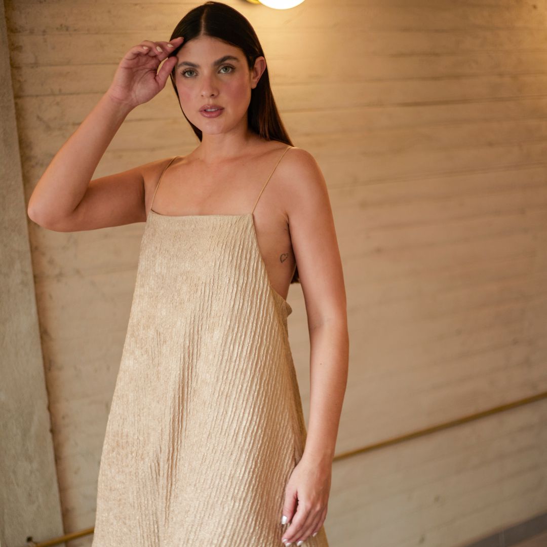 Vestido Luxury Dorado