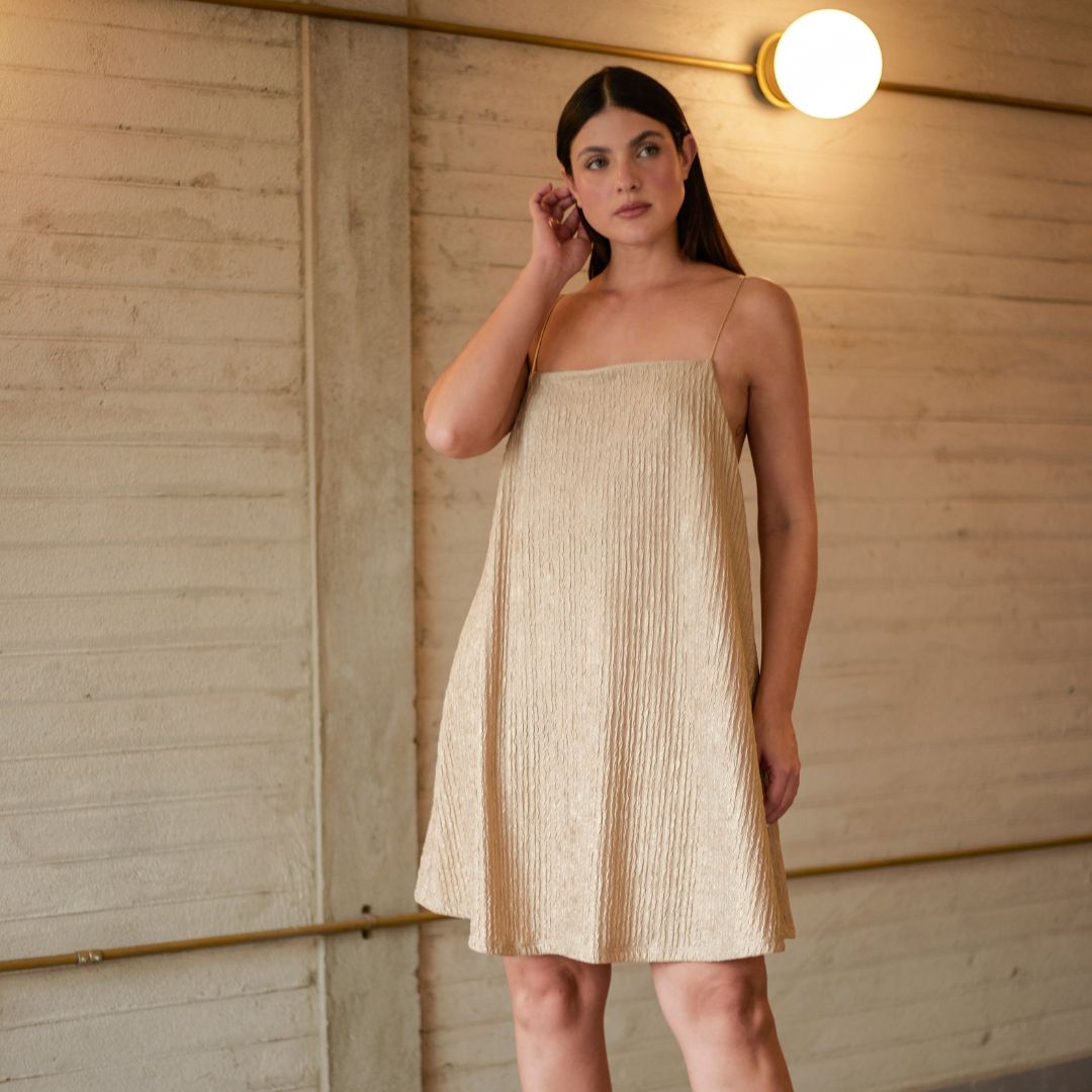 Vestido Luxury Dorado