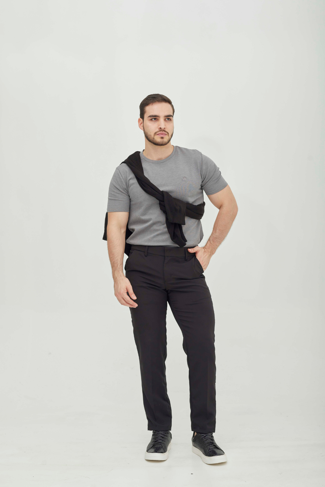 T-Shirt Gris Jaspe