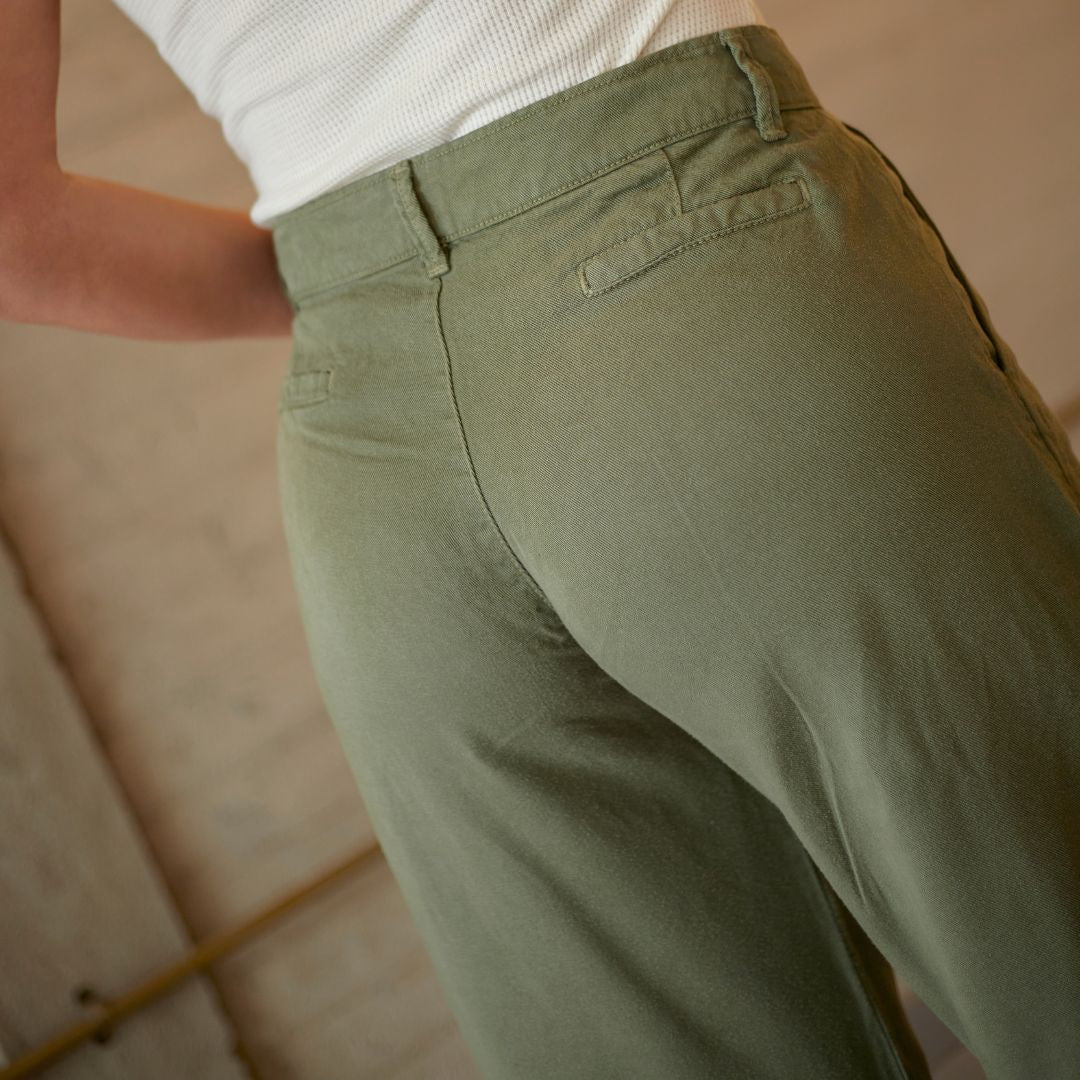 Pantalón Eucalipto Oliva