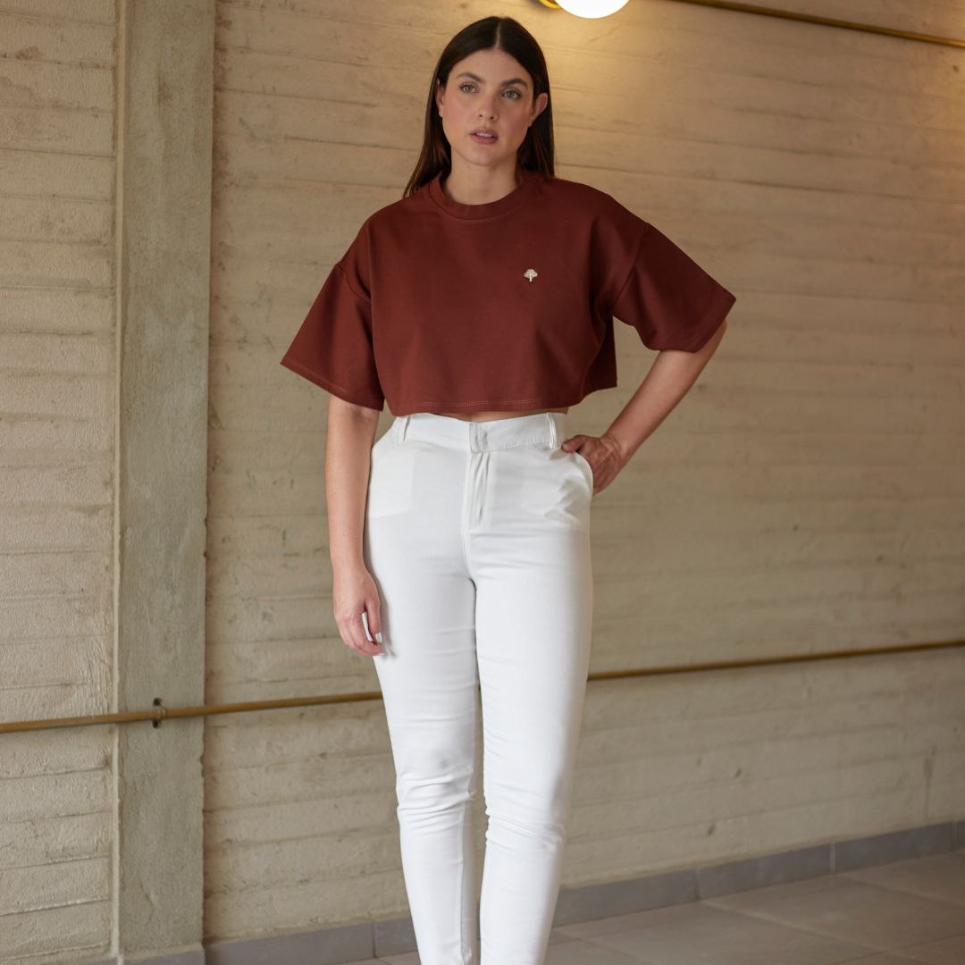 Camiseta Confort Terracota