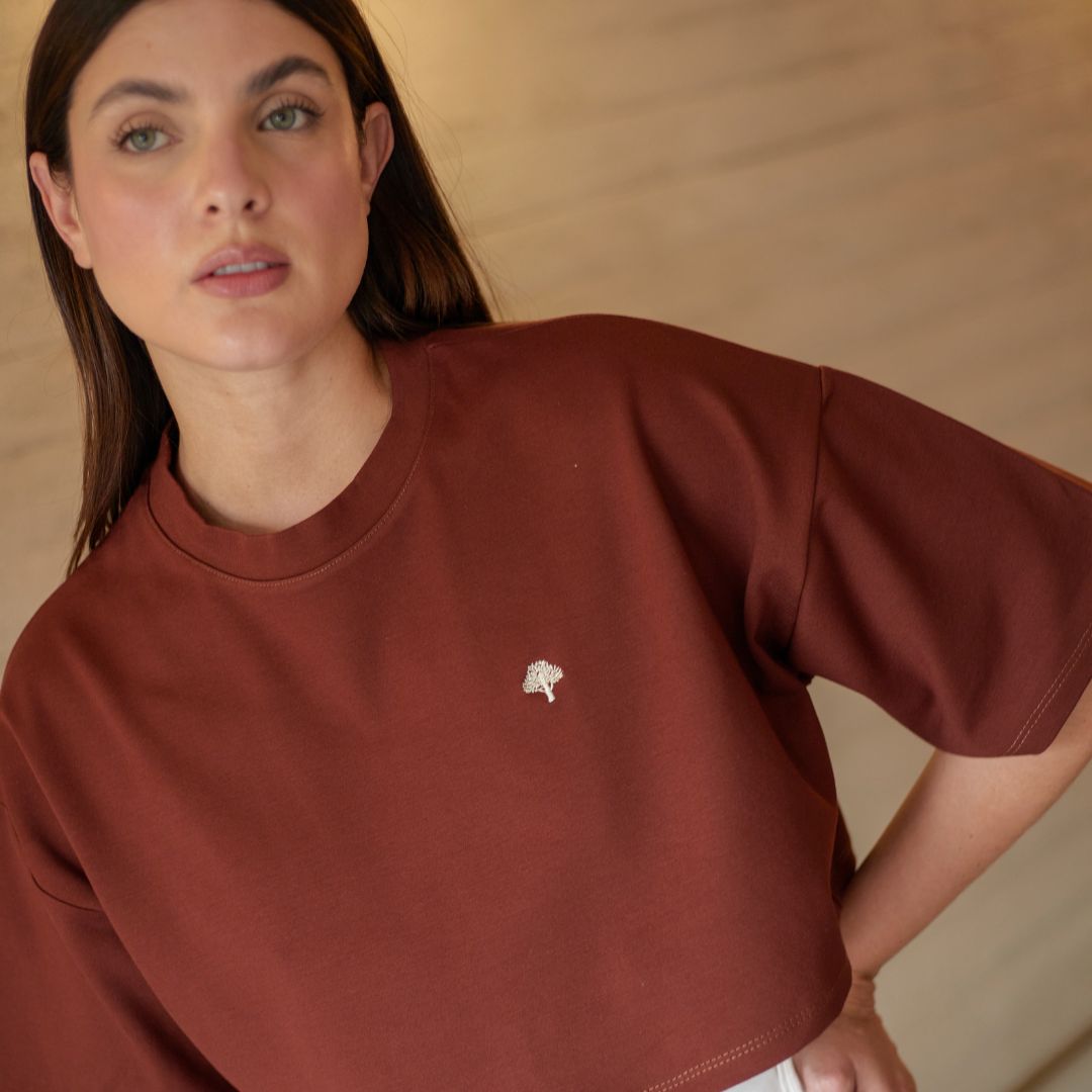 Camiseta Confort Terracota