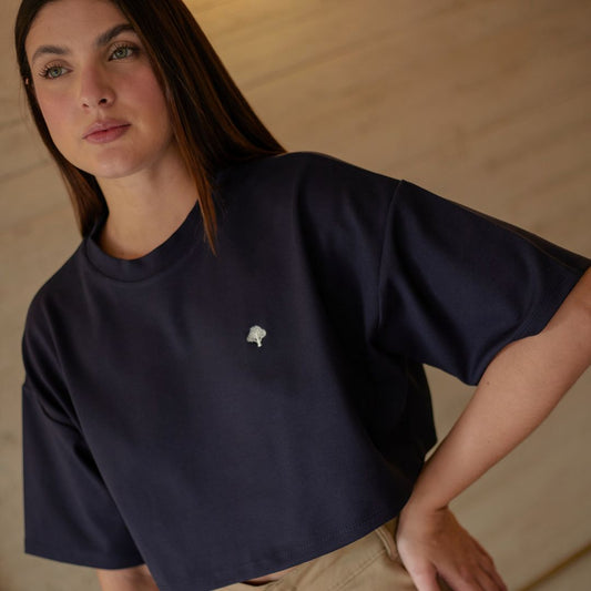 Camiseta Confort Azul Noche