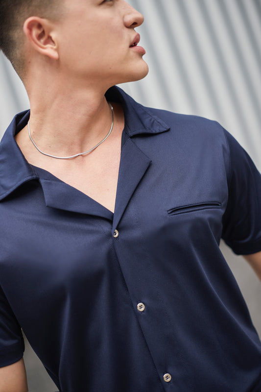 CAMISA HOLLYWOOD AZUL NOCHE