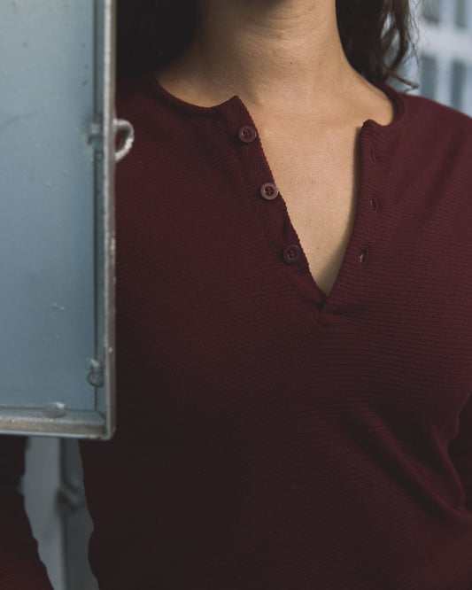 Regatta Henley Burgundy