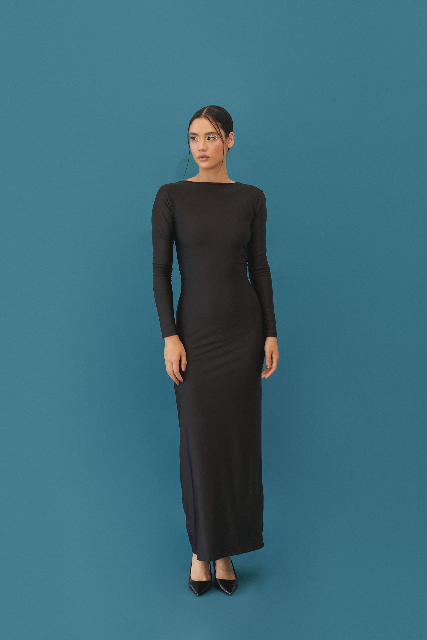 Vestido Glow Negro