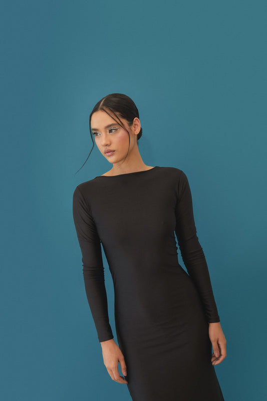 Vestido Glow Negro