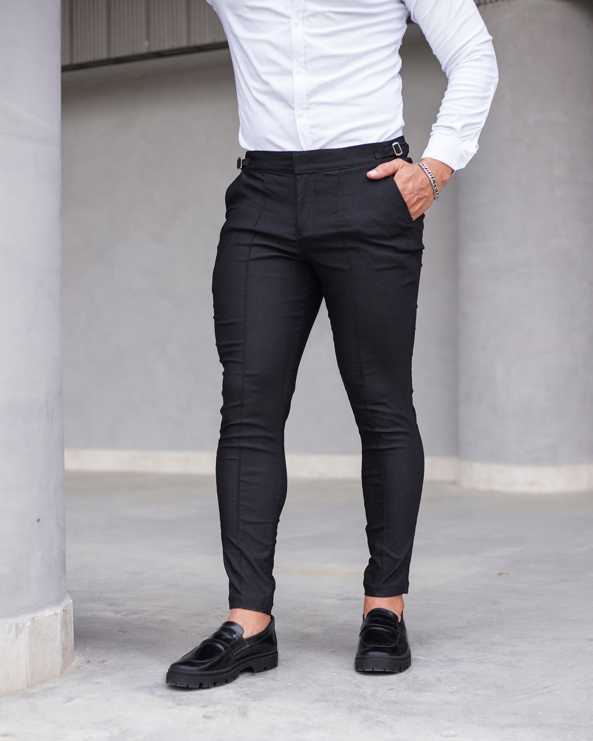 Pantalón British Negro
