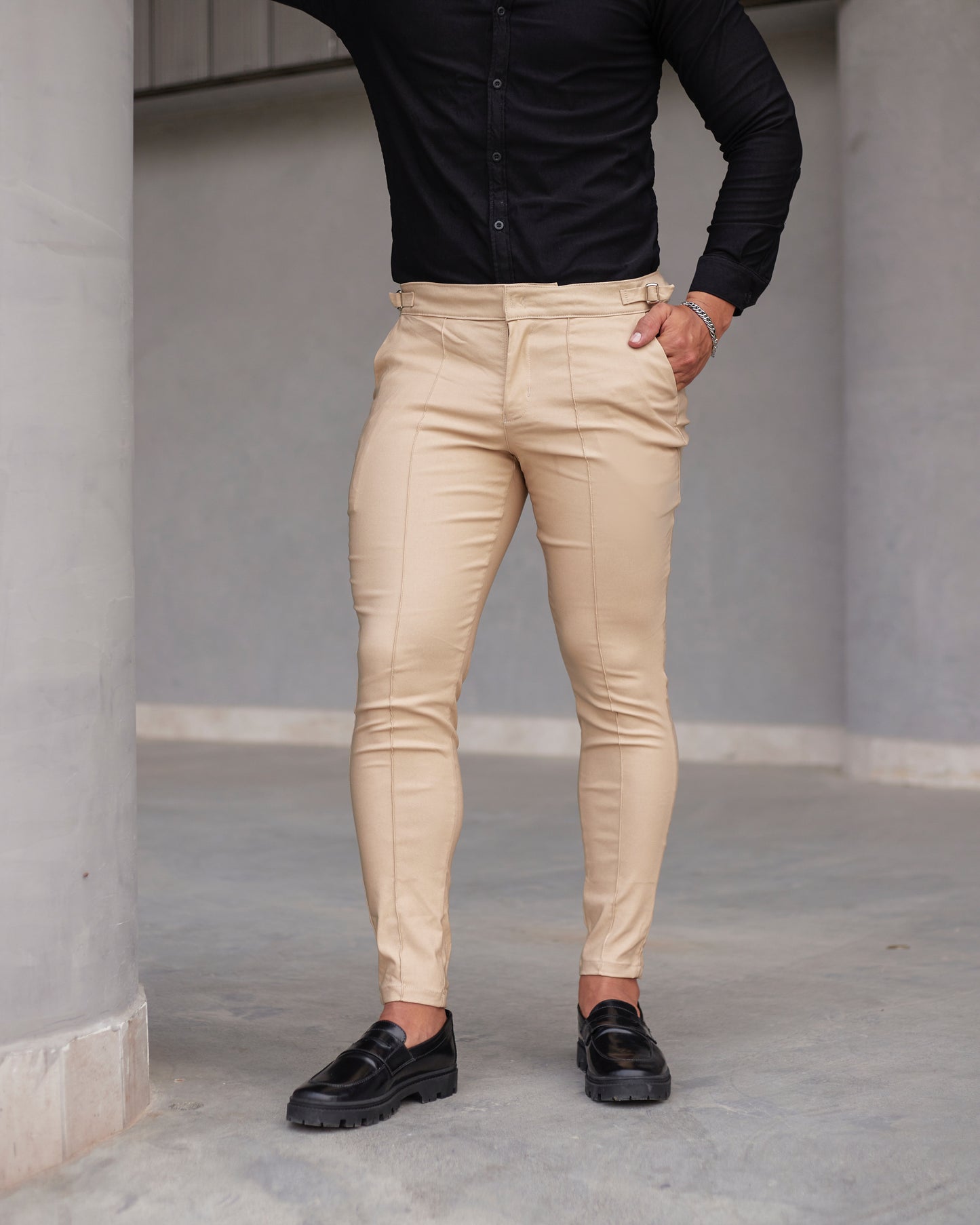 Pantalón British Beige