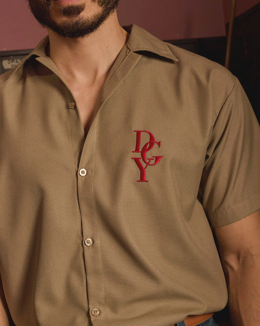 Camisa Don Justo Cafe