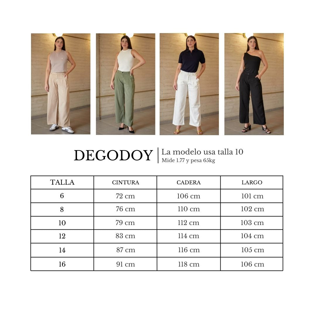 Pantalón Eucalipto Oliva