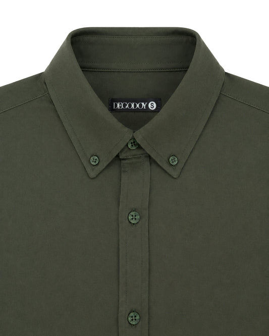 Camisa clasica Verde Army