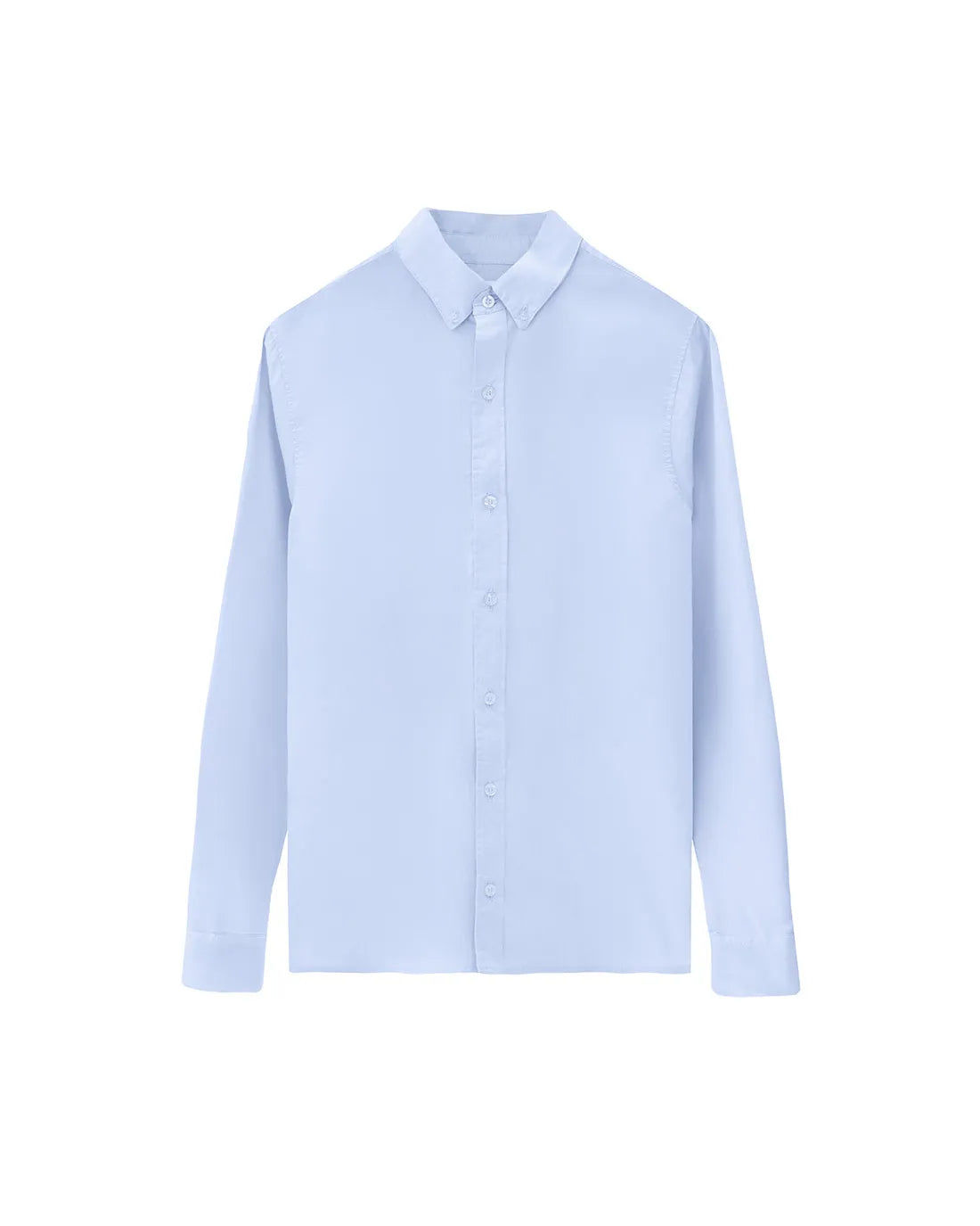 Camisa Clásica Celeste Eleganza