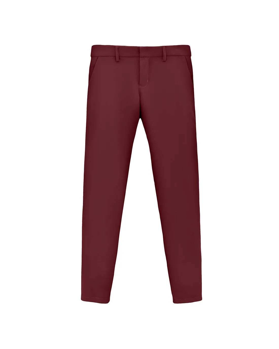 Pantalón Recto Vinotinto