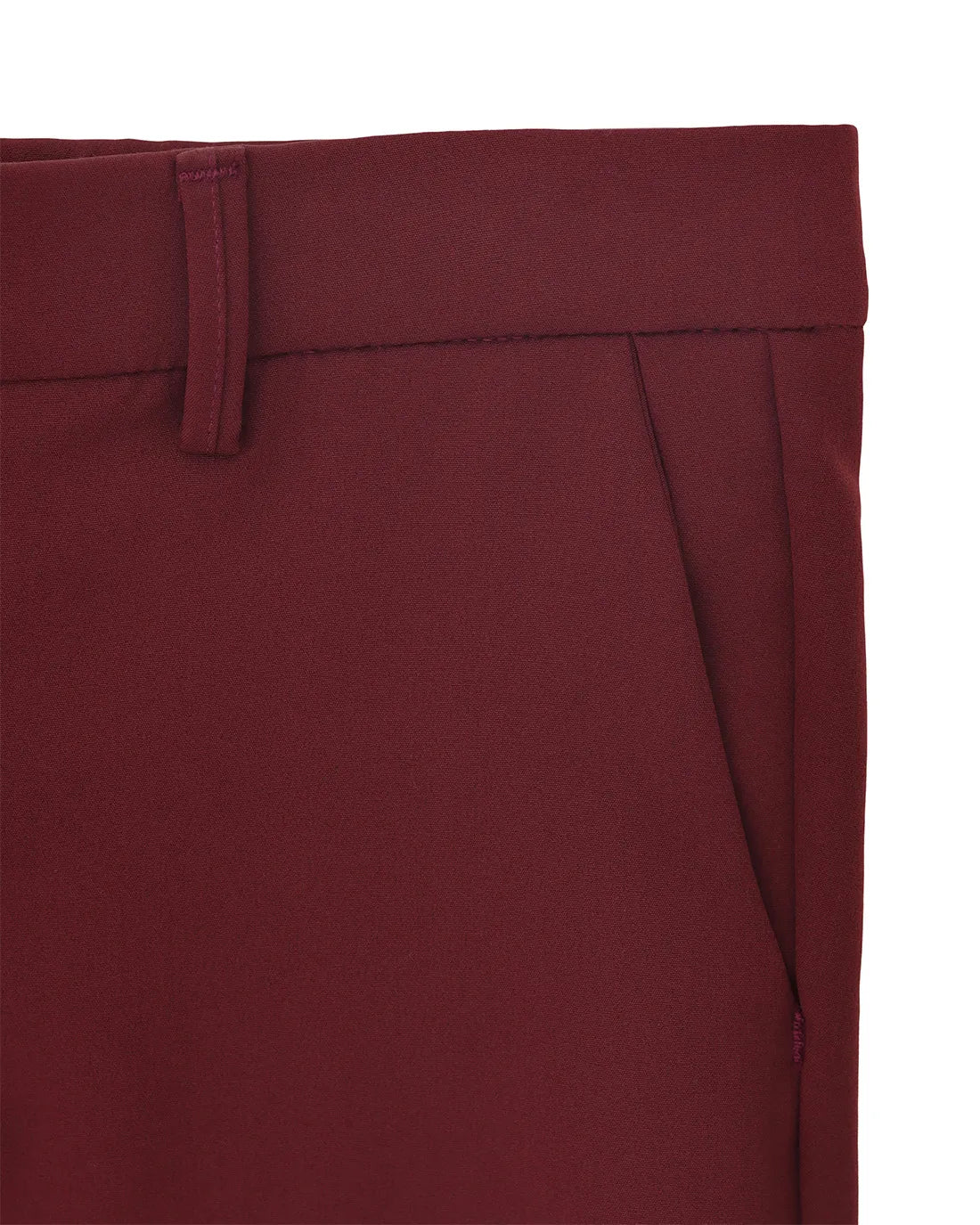 Pantalón Recto Vinotinto