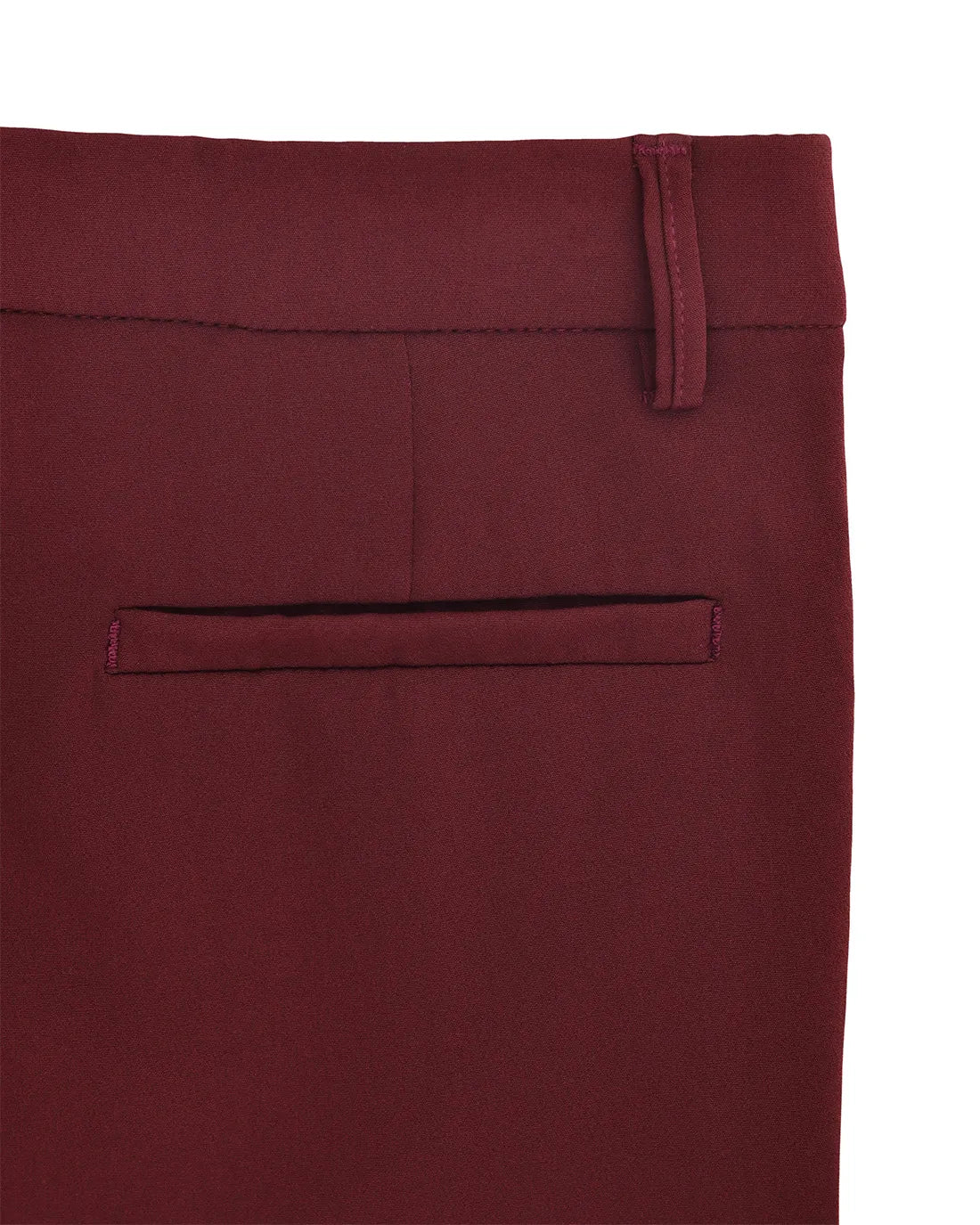 Pantalón Recto Vinotinto
