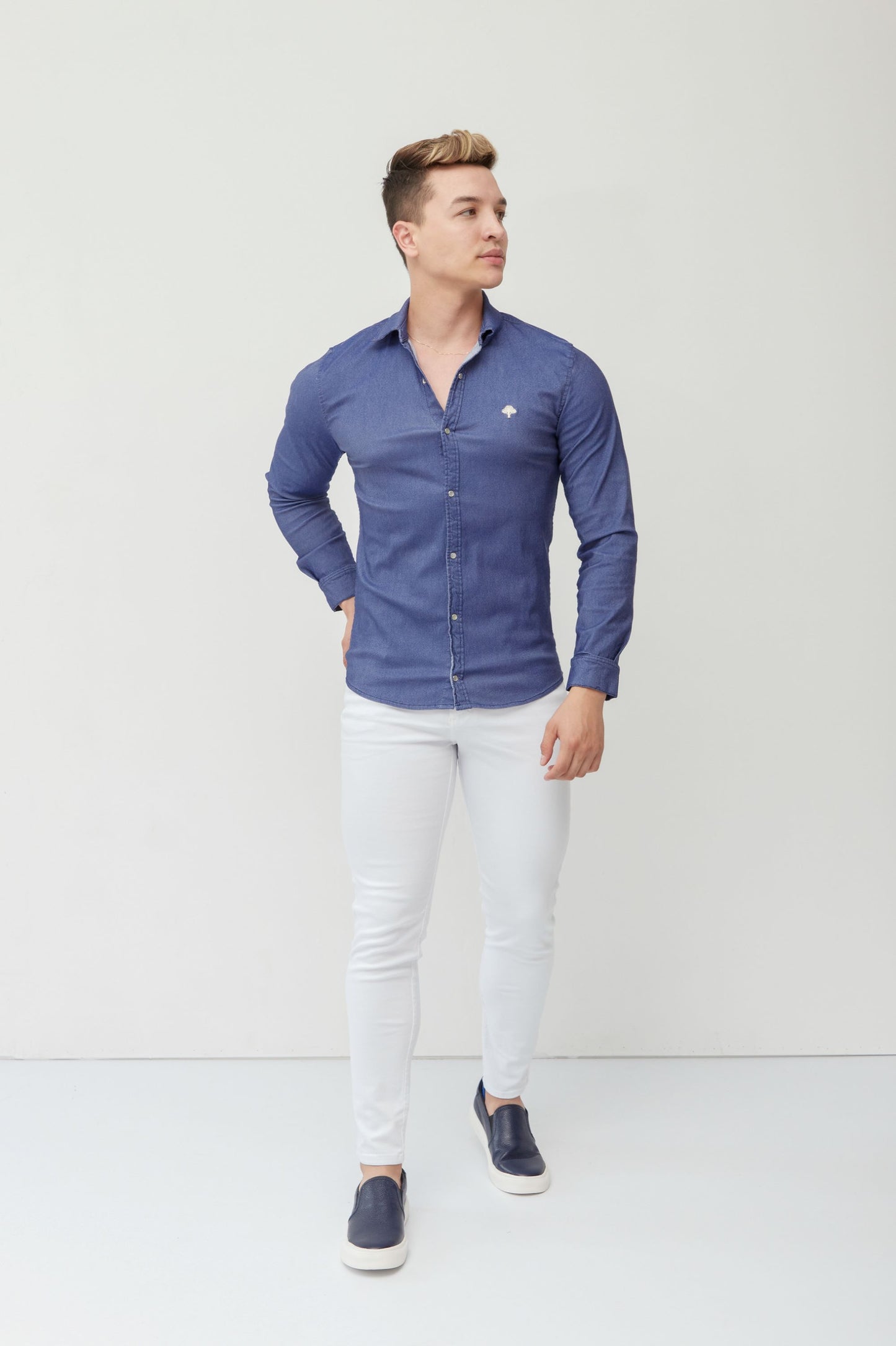 Camisa Clasica Denim