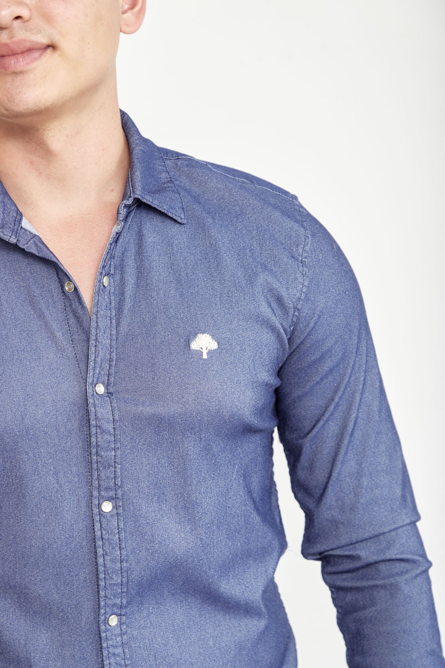 Camisa Clasica Denim