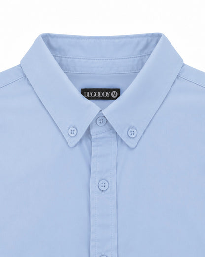 Camisa Clásica Celeste