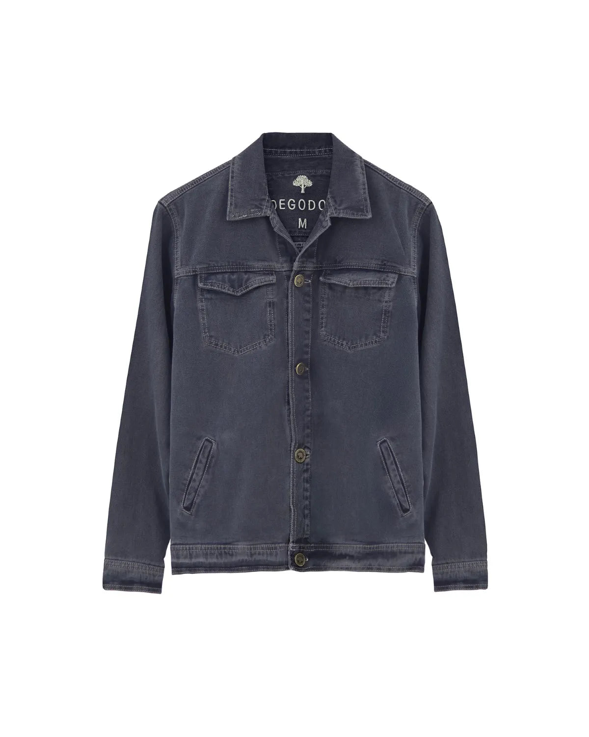 CHAQUETA DENIM PIZARRA