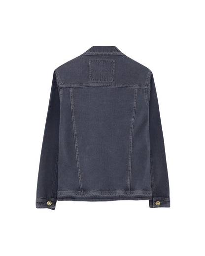 CHAQUETA DENIM PIZARRA