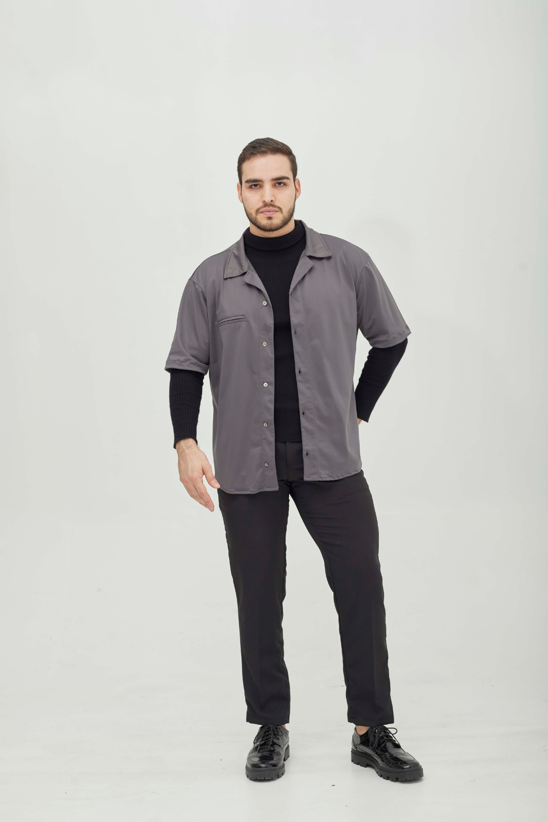 CAMISA HOLLYWOOD GRIS