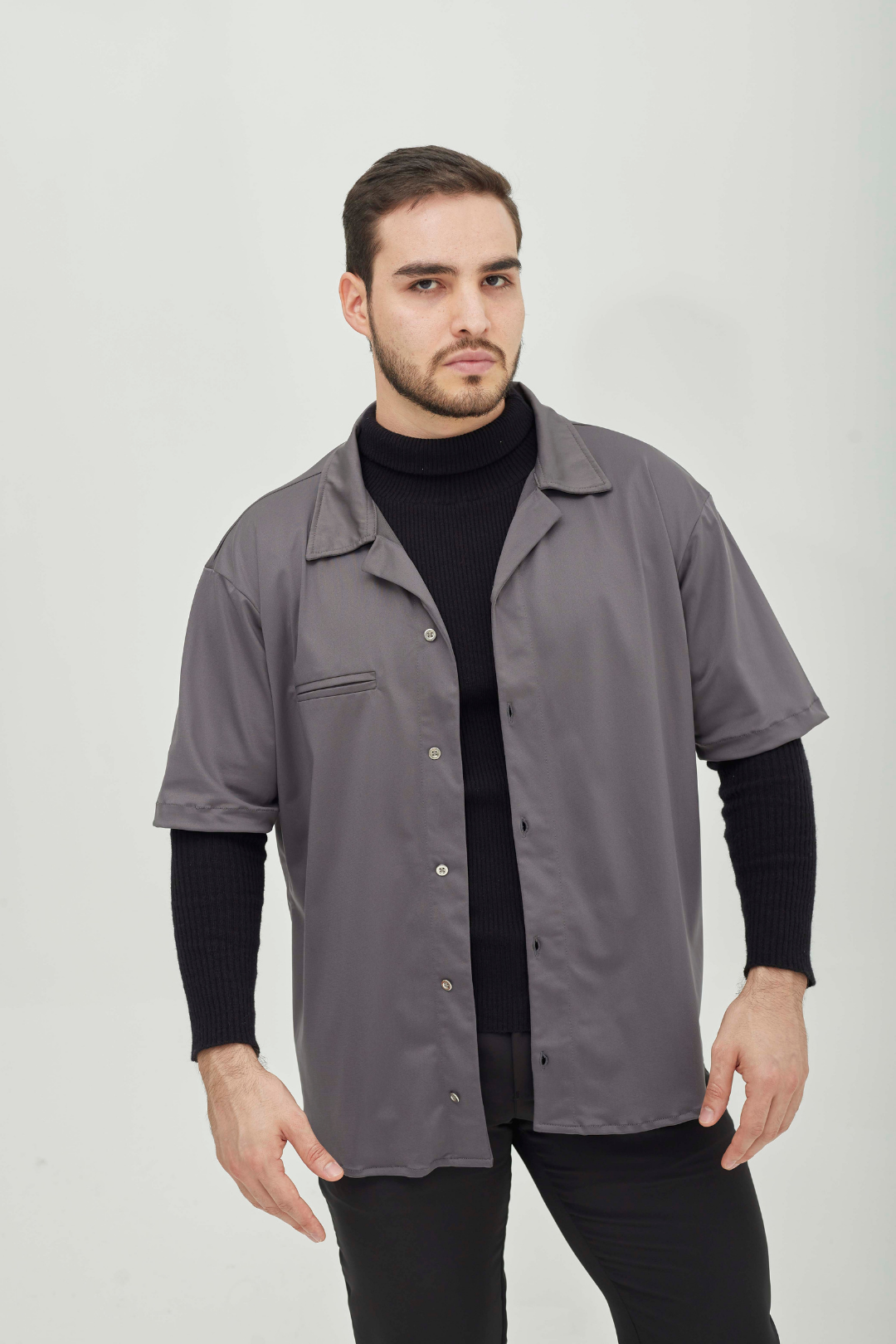 CAMISA HOLLYWOOD GRIS