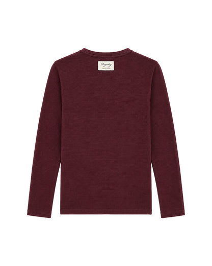 Lane Henley Burgundy