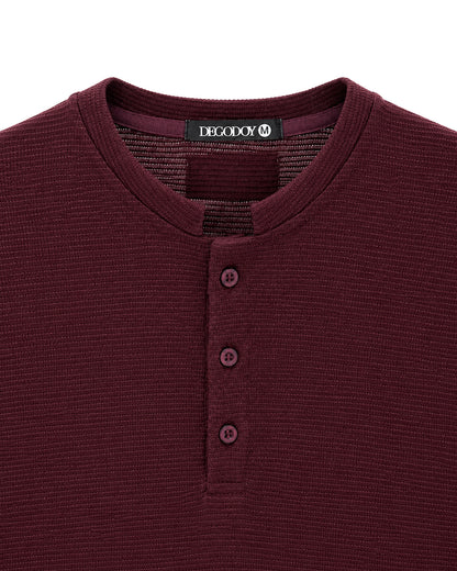 Lane Henley Burgundy