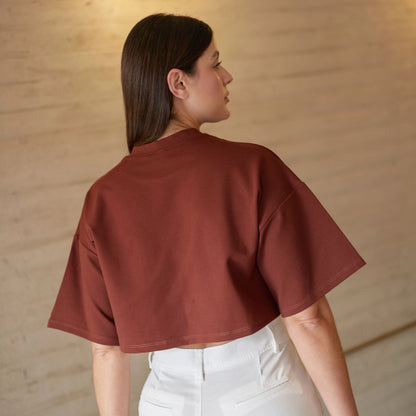 Camiseta Confort Terracota