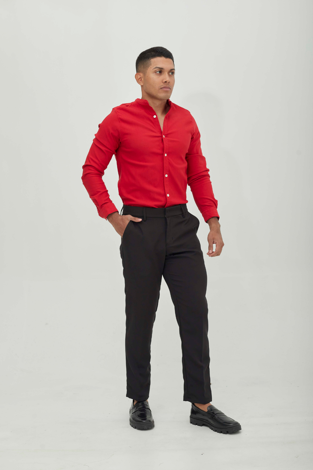 Camisa Oxford Terracota