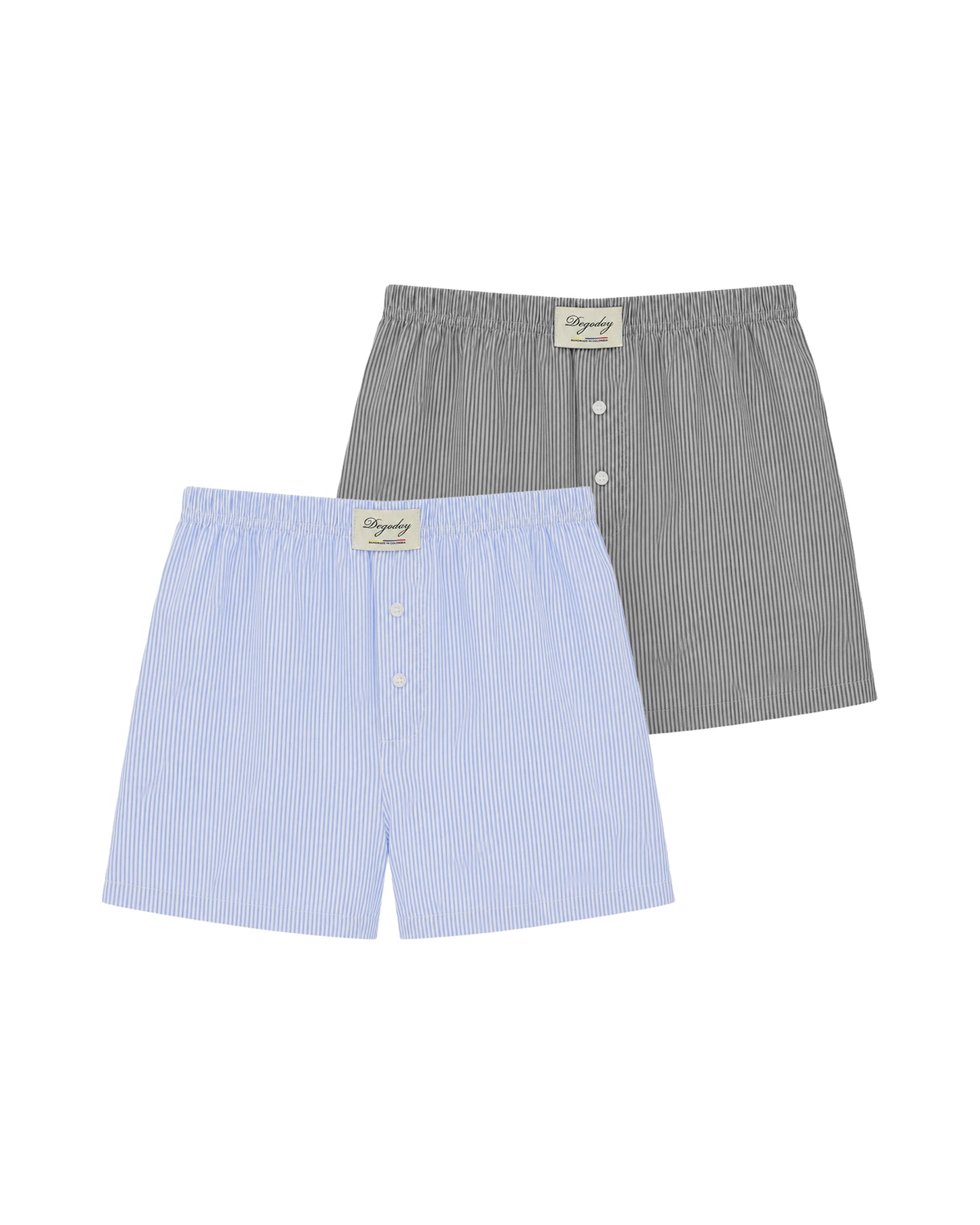 Pack Poolside Boxer X2 Azul / Gris