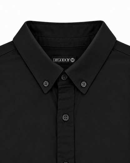Camisa Clásica Negro
