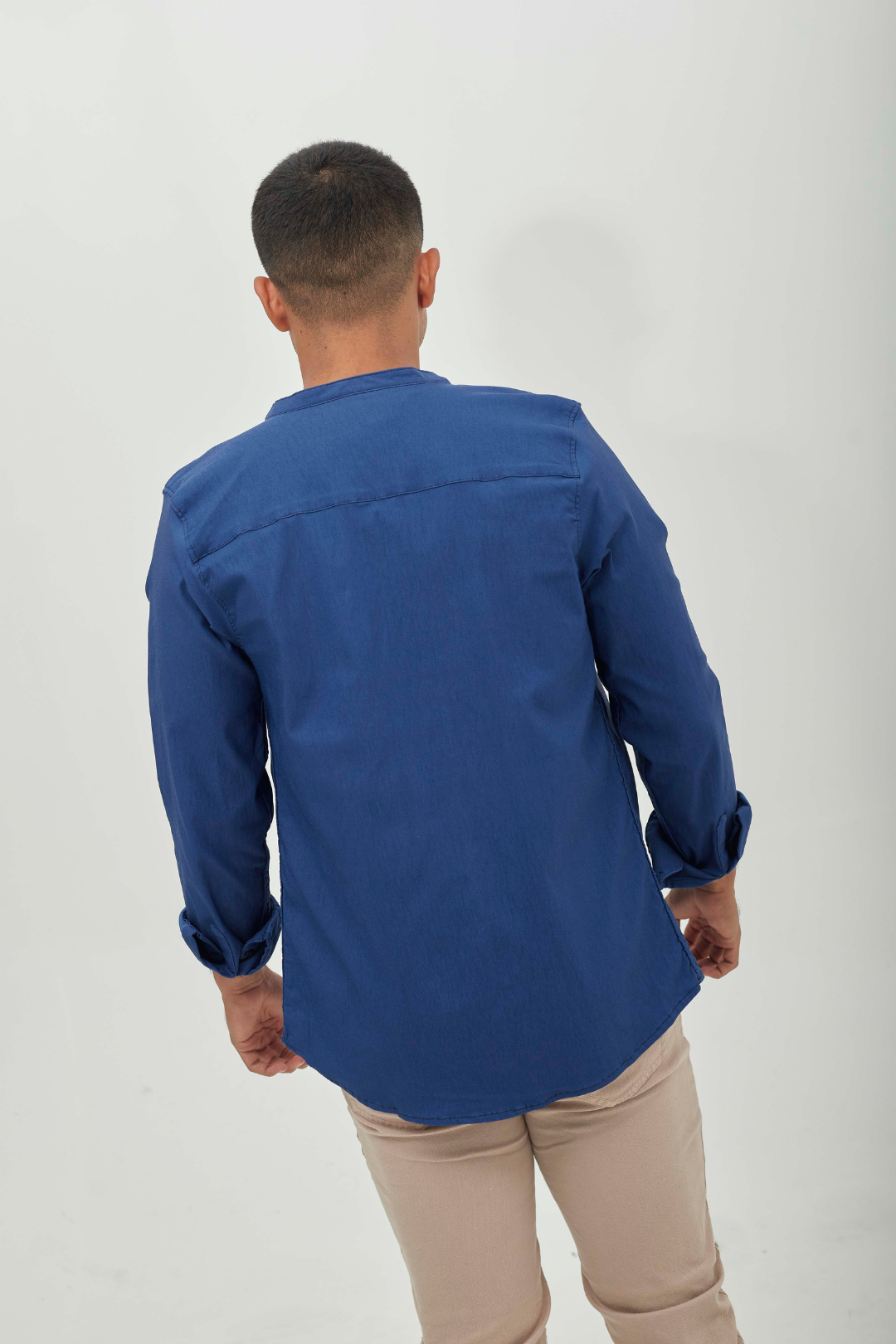 Camisa Oxford Azul Marino