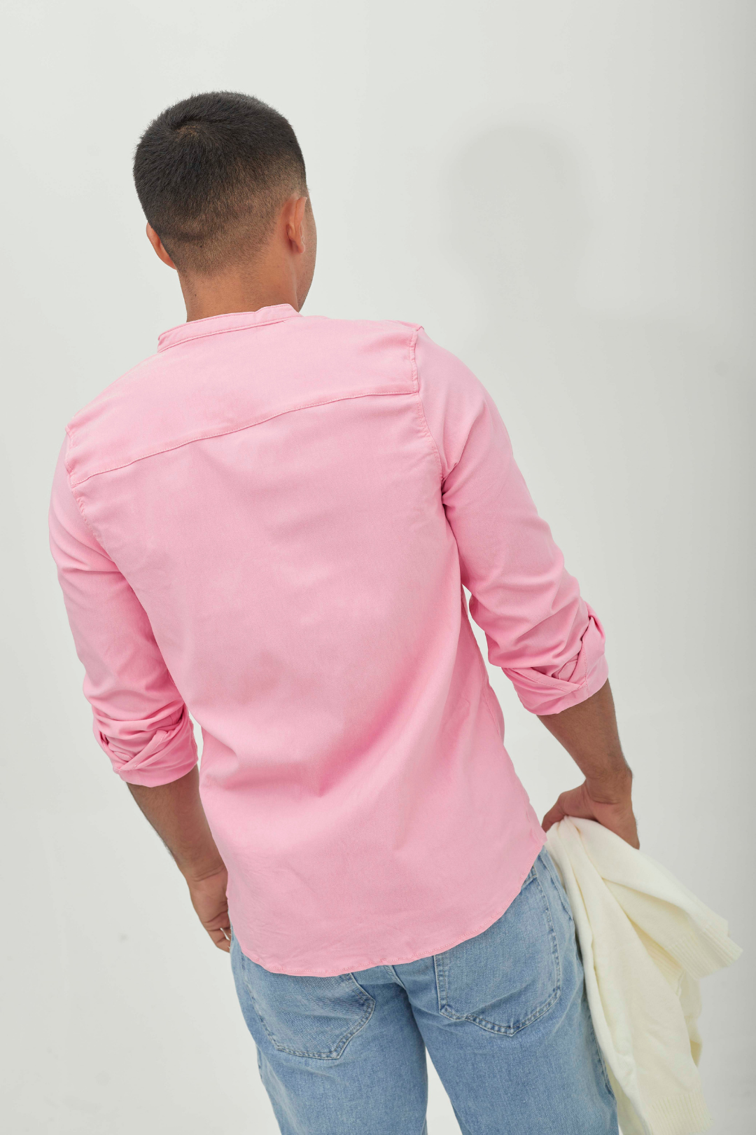 Camisa Oxford Rosa