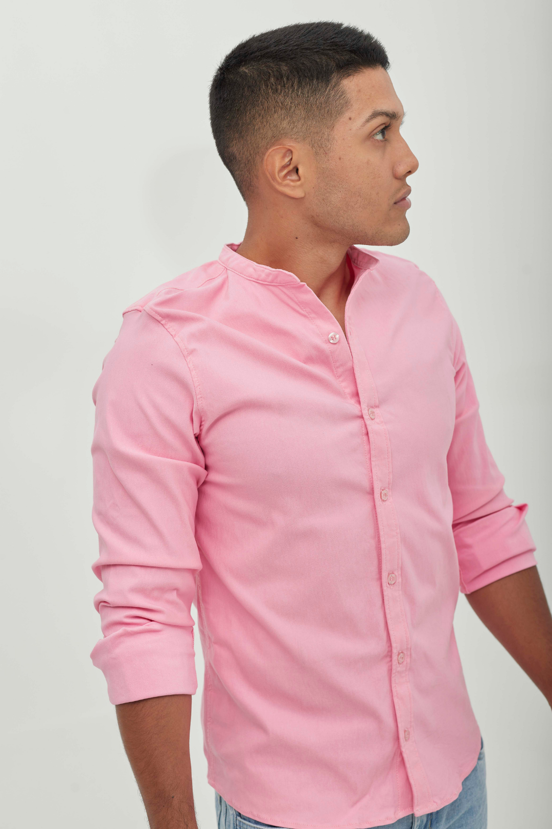 Camisa Oxford Rosa