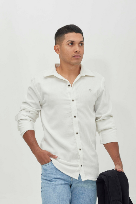 Camisa Clasica Pana Blanca