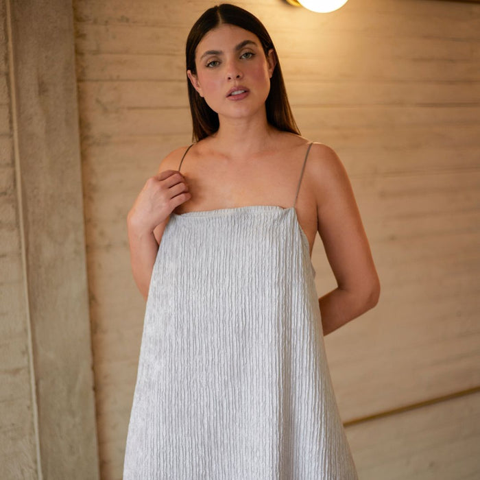 Vestido Luxury Plata