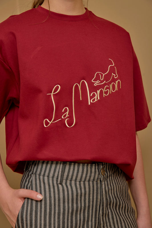 Camiseta LaMansión Vinotinto