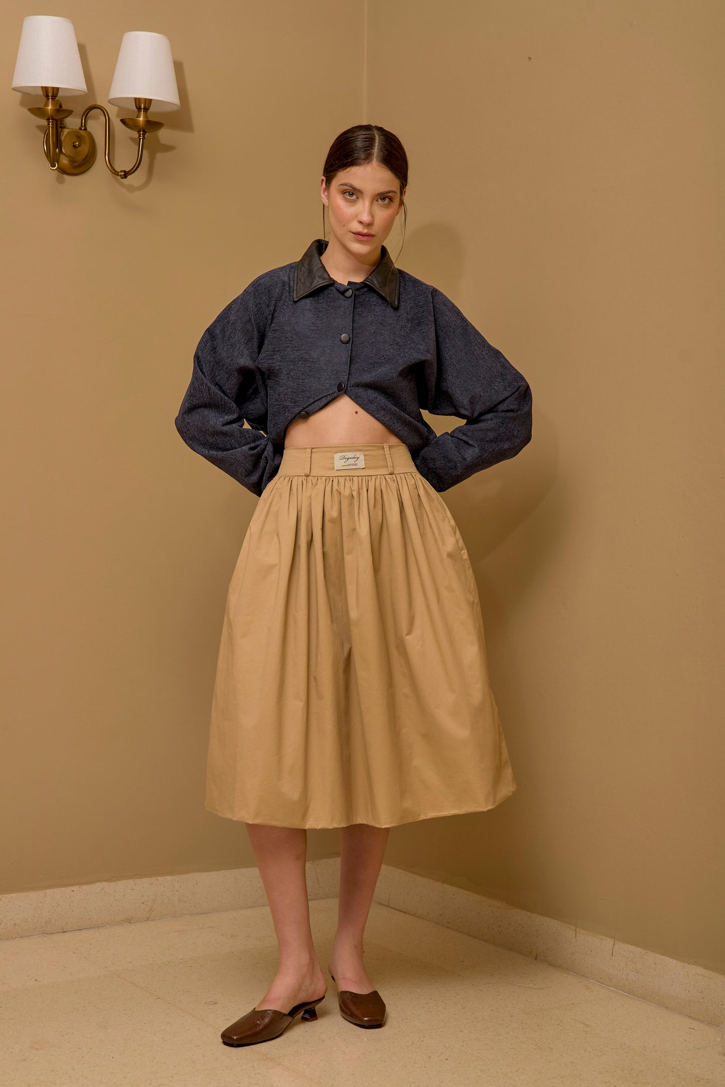 Falda Globo XX Vinotinto