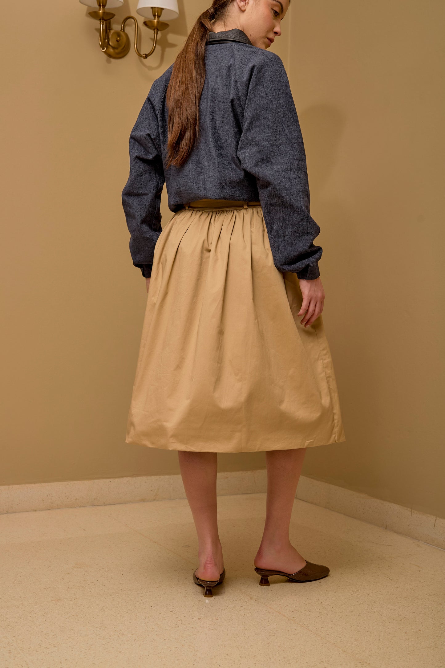 Falda Globo XX Vinotinto