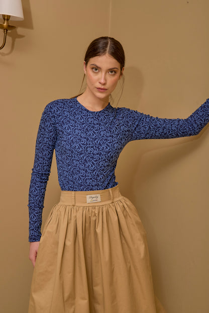 Falda Globo XX Vinotinto