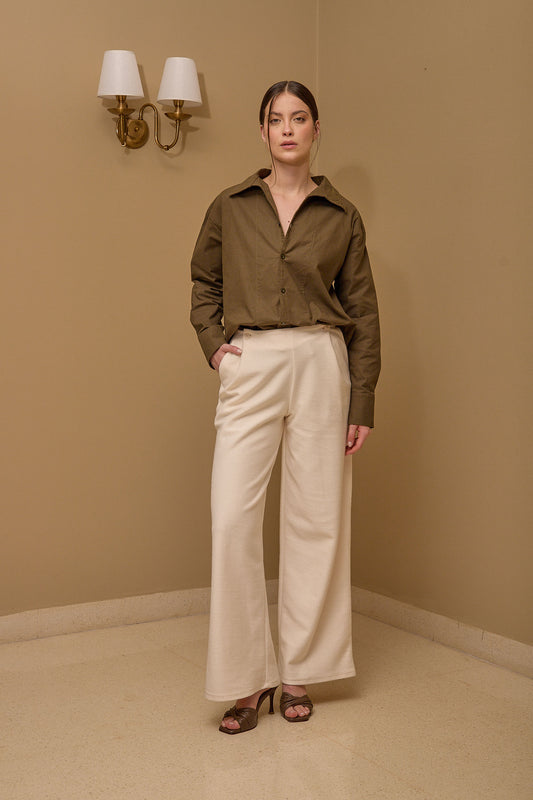 Pantalón Monarquía Crema