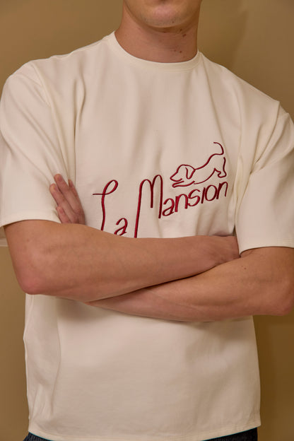 Camiseta LaMansión Marfil