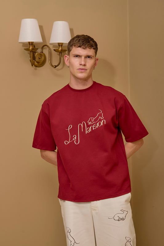 Camiseta LaMansión Vinotinto