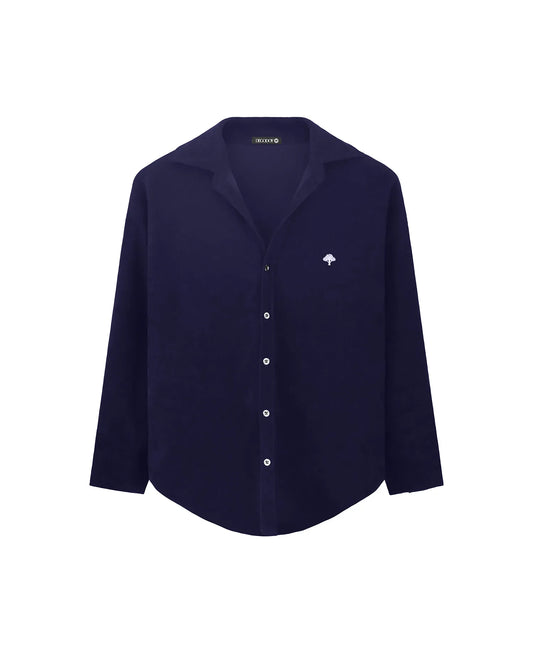 Camisa Clasica Pana Azul