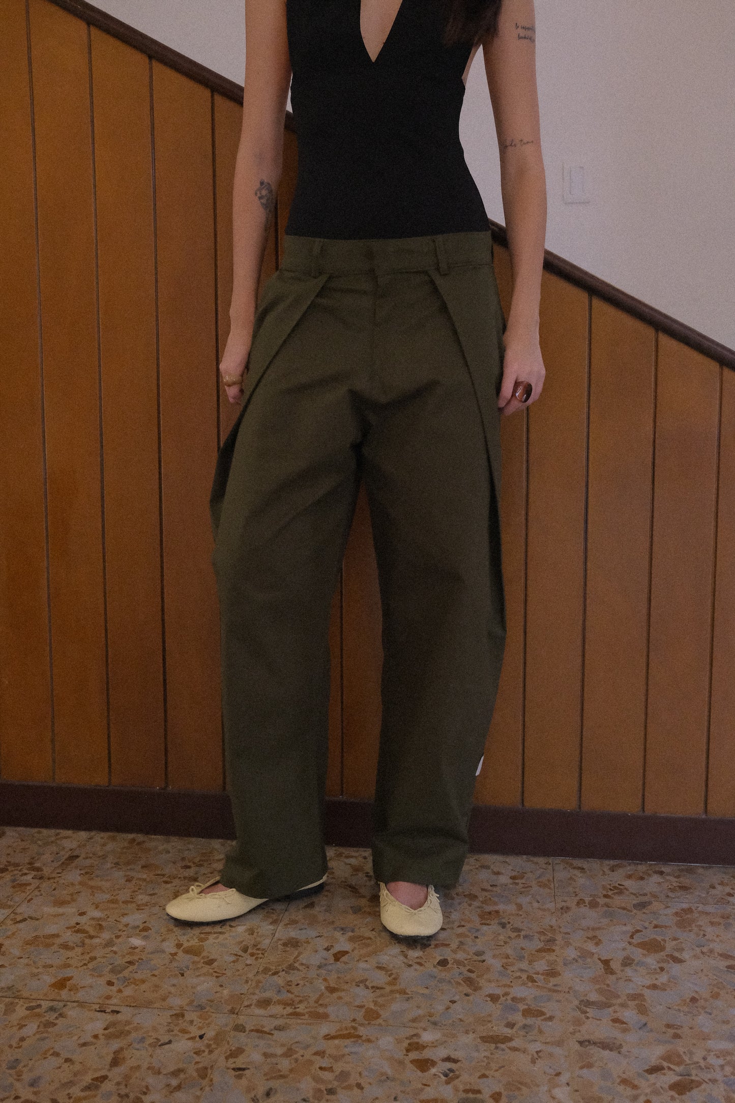 Pantalón Swing Verde
