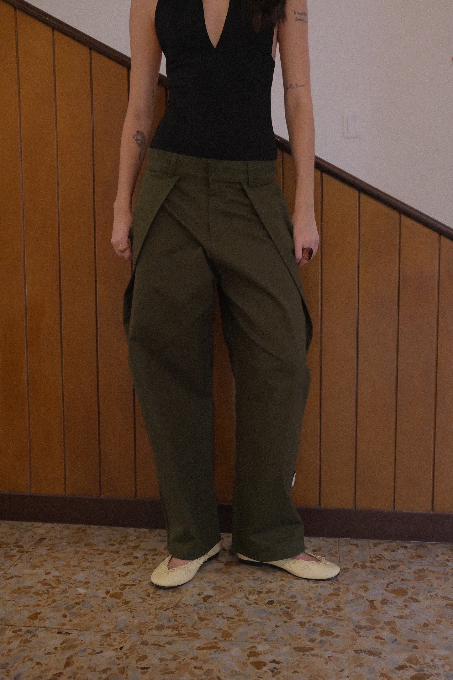 Pantalón Swing Verde