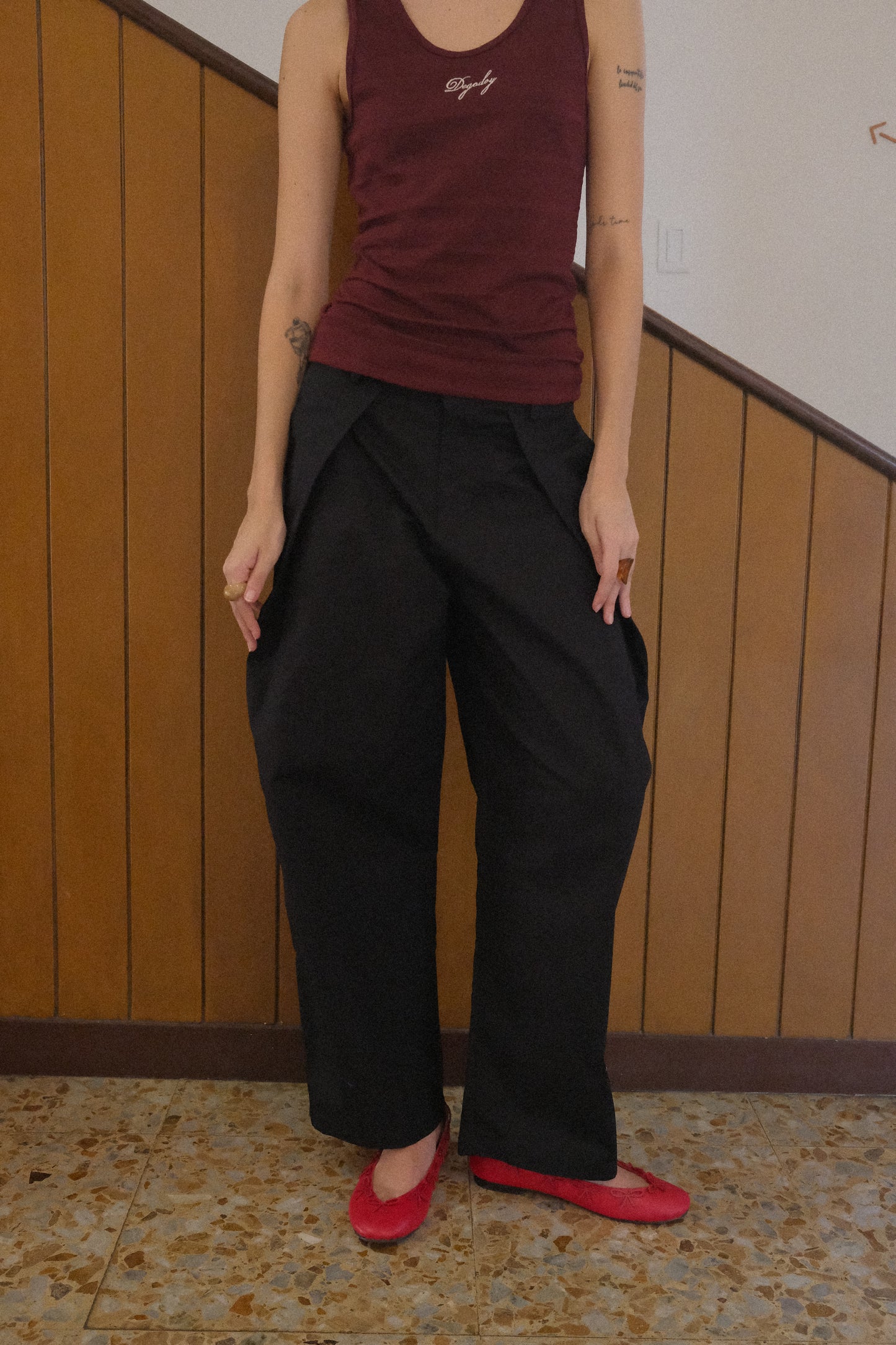 Pantalón Swing Negro